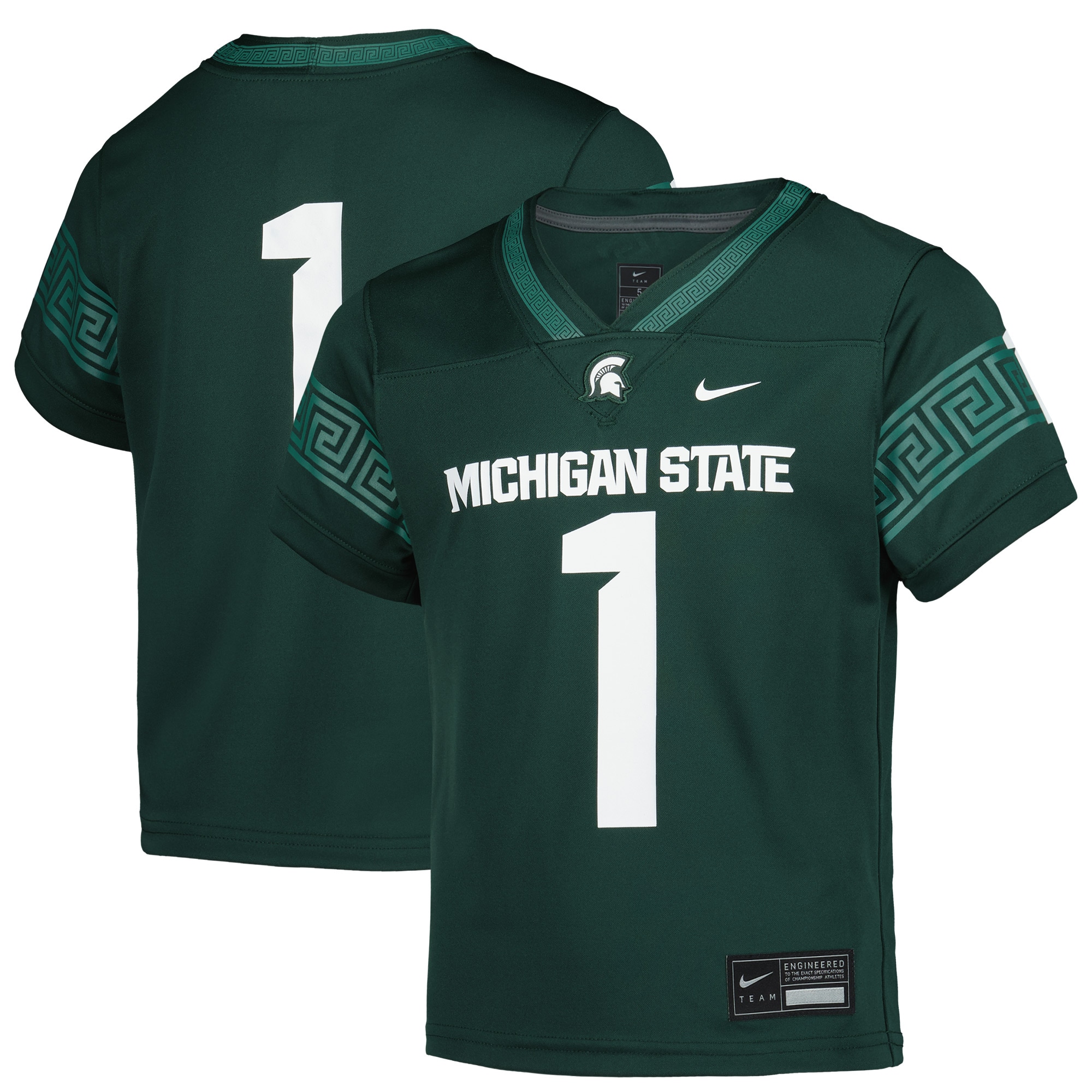 [NJP] Michigan State Spartans Preschool Untouchable Replica Game Jersey - Green