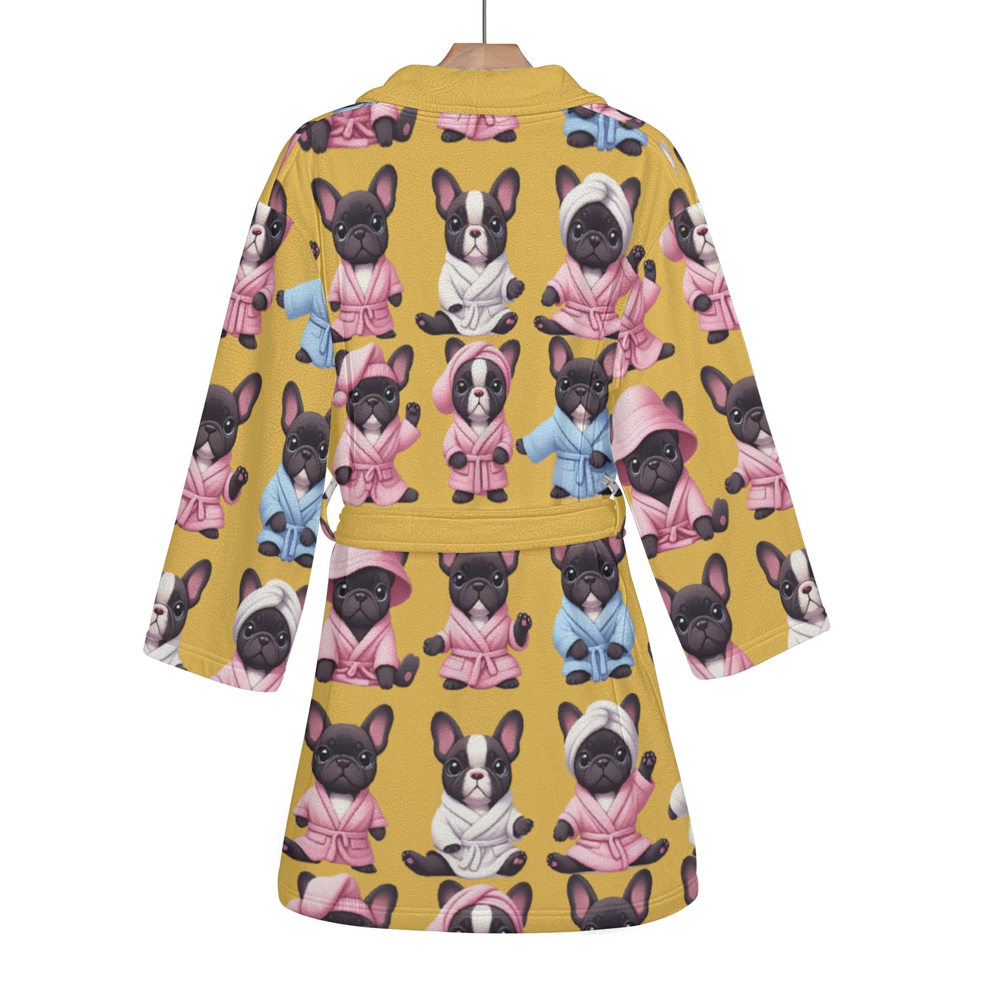 French Bulldog Lover Lily Women Bathrobe Lovely Frenchie Themed Goods