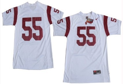 comfortable Men's None Junior Seau #55 White 2024 Football Jersey