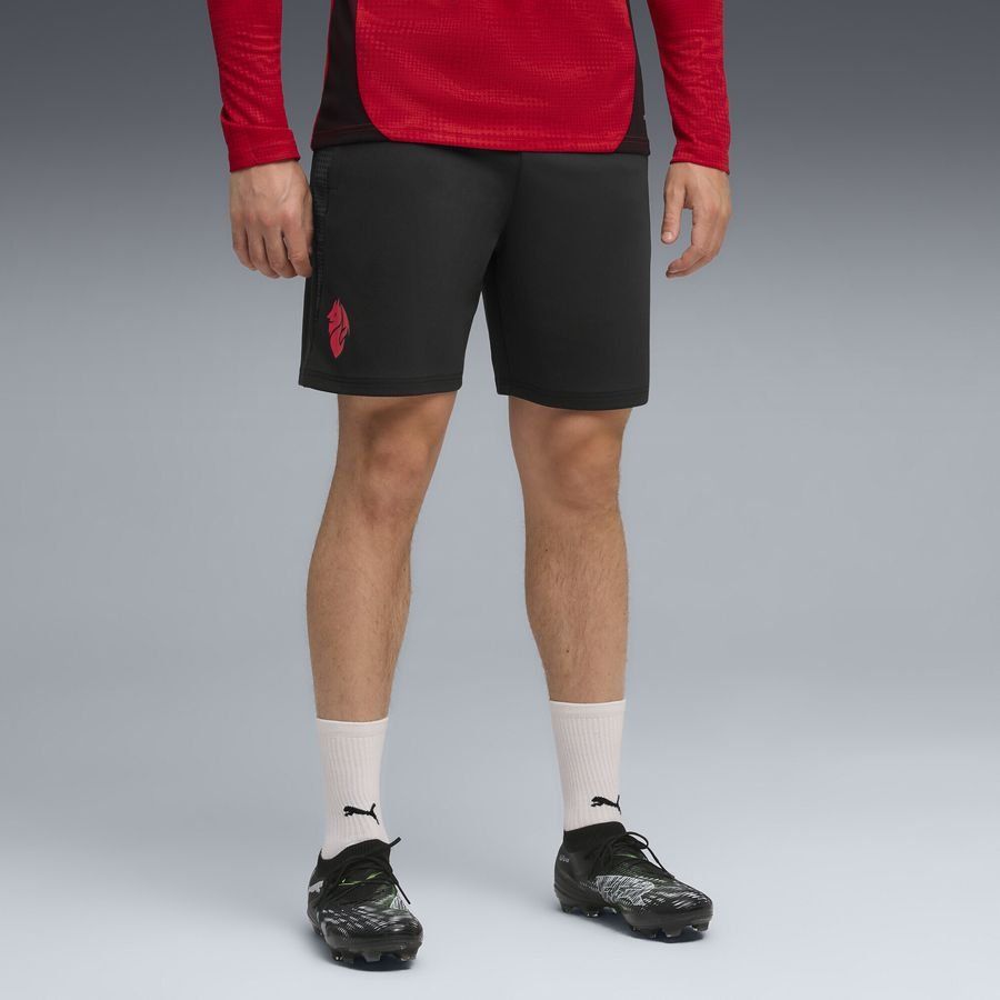 Milan Training Shorts - PUMA Black/For All Time Red