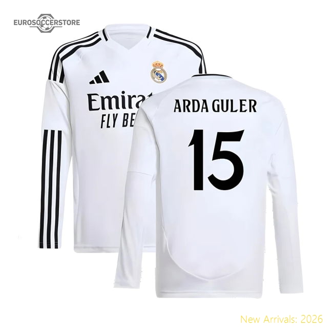 2024-2025 Real Madrid Home Premium Jersey Arda Guler Puma Drycell