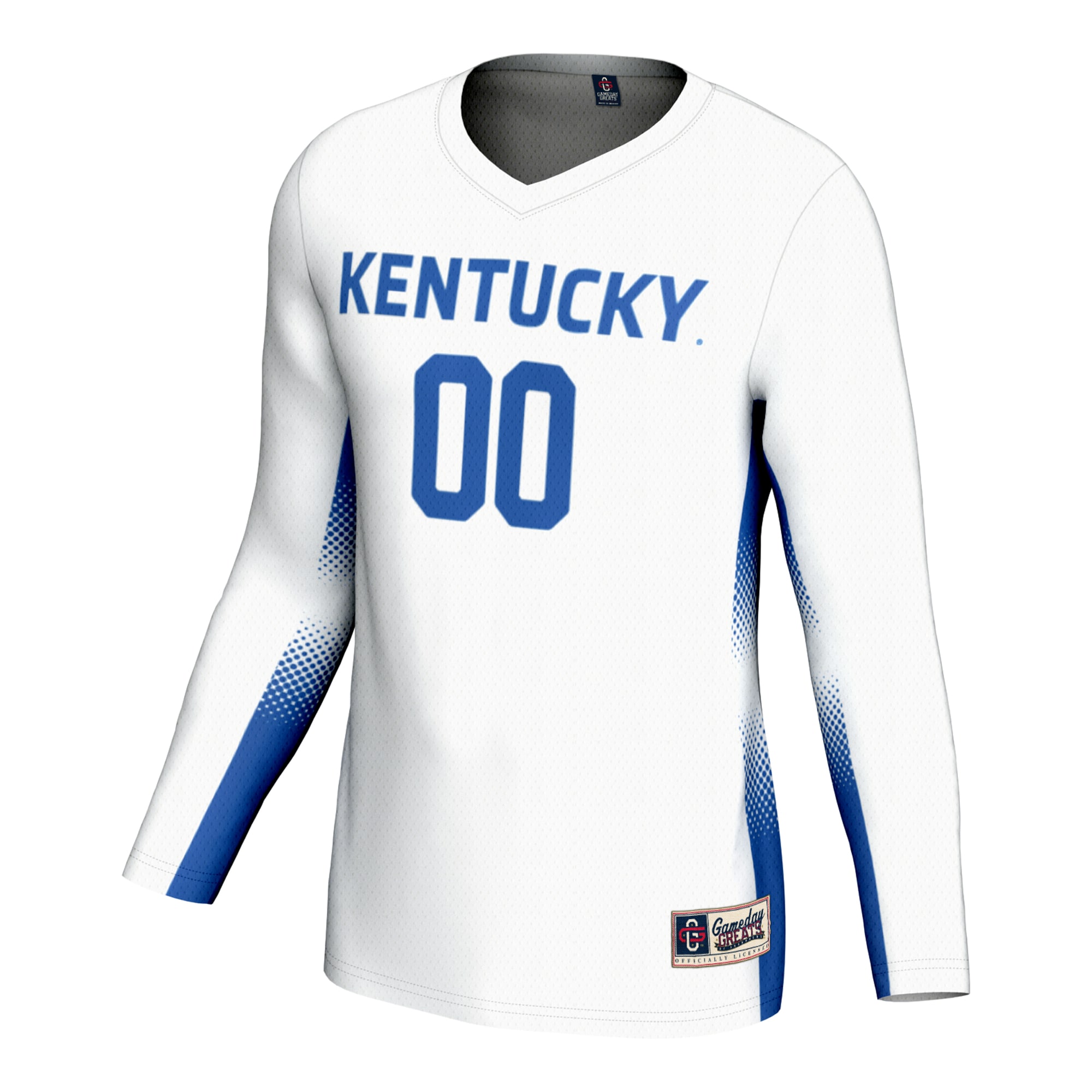 [NJP] Kentucky Wildcats GameDay Greats Unisex NIL Lightweight Volleyball Jersey - White
