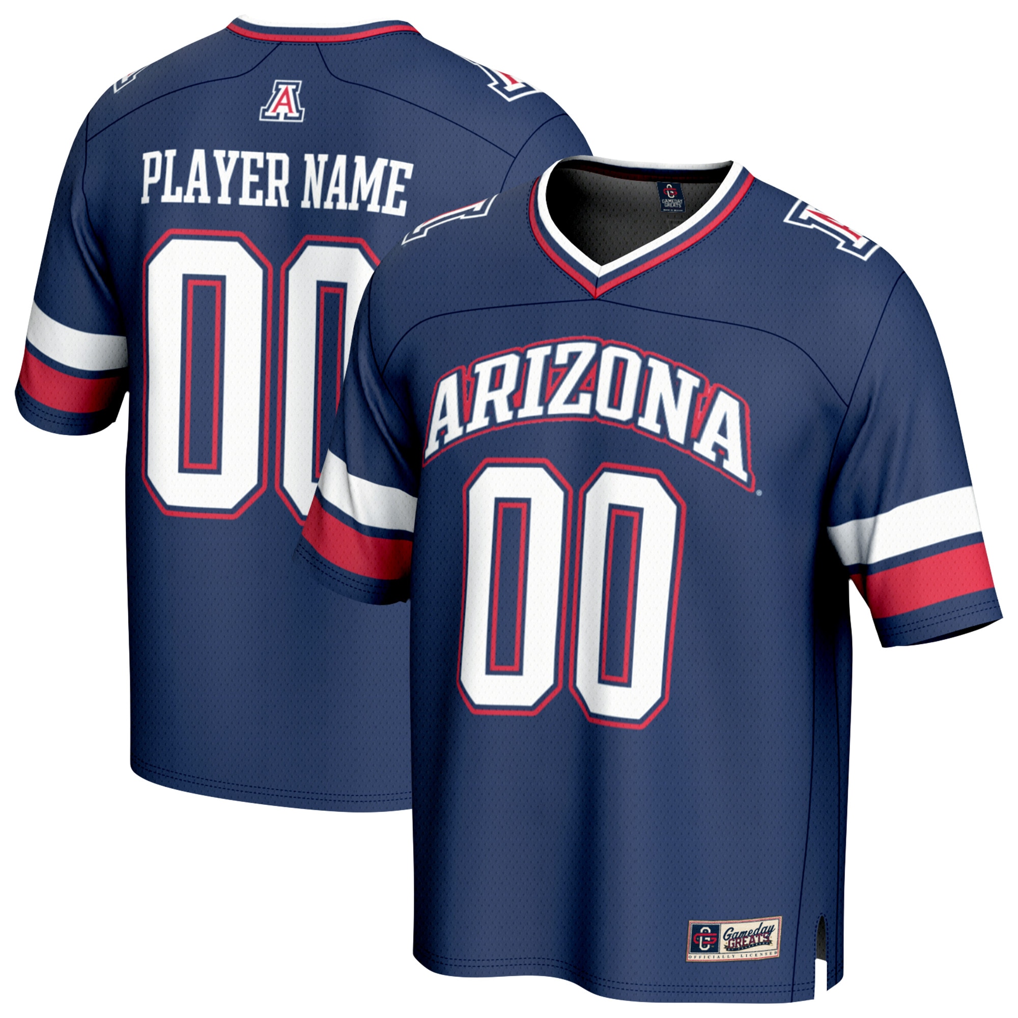 Arizona Wildcats GameDay Greats Unisex NIL Pick-A-Player Lightweight Collegiate Football Fashion 26/27 Football Jersey - Navy