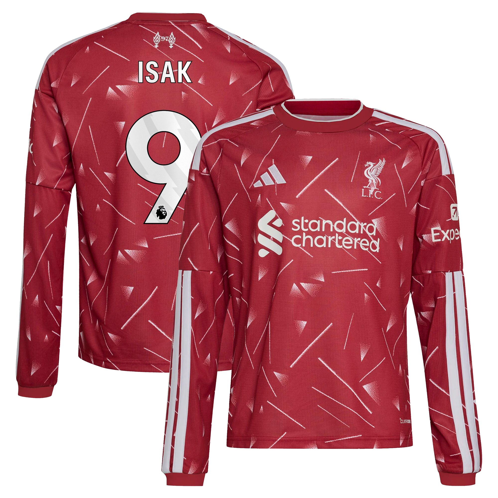 [SJH] Alexander Isak Liverpool Youth 2026/27 Home Replica Long Sleeve Jersey - Red