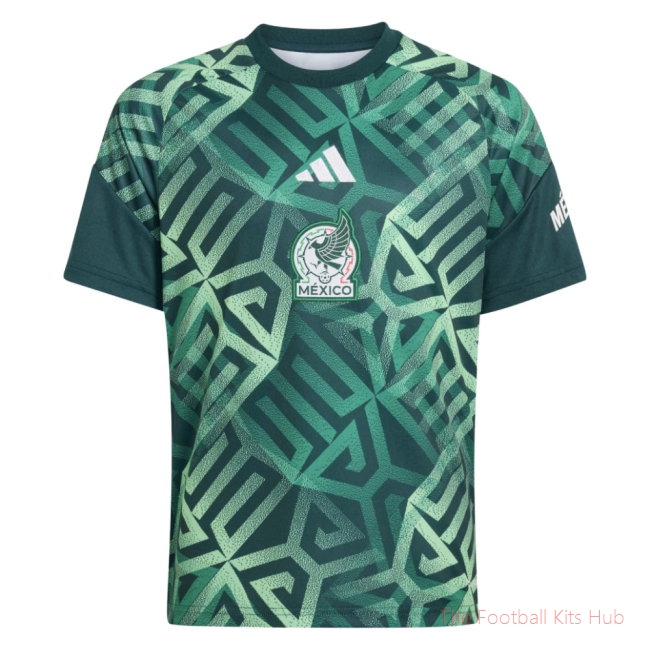 [SPK] 2026/27 Mexico Home Pre-Match Shirt Aurora Ivy - Kids
