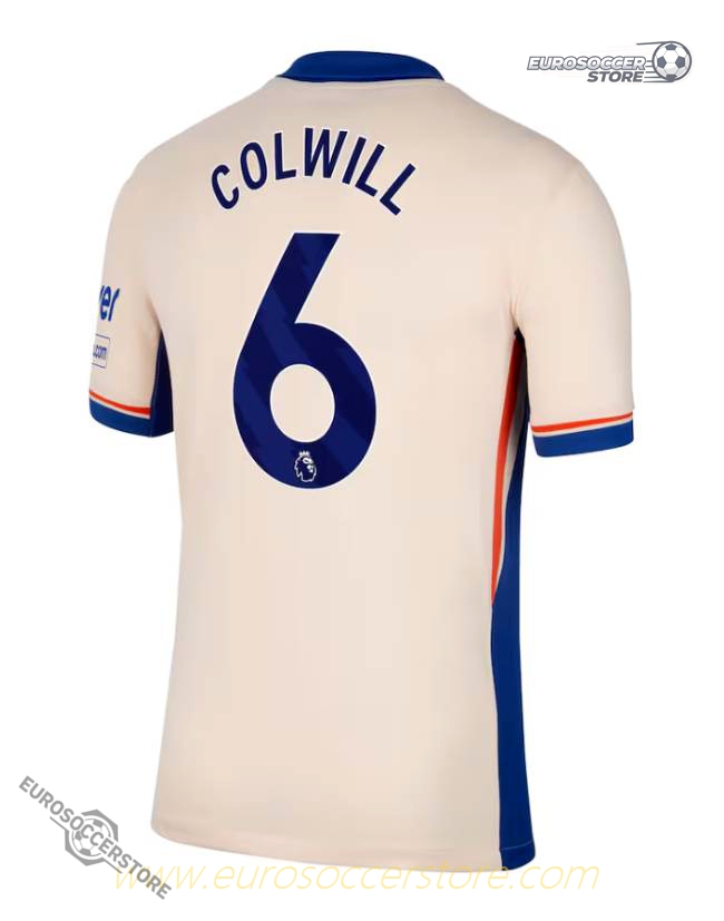 Colwill's Chelsea Away Jersey Number 6 for the 24-25 Season