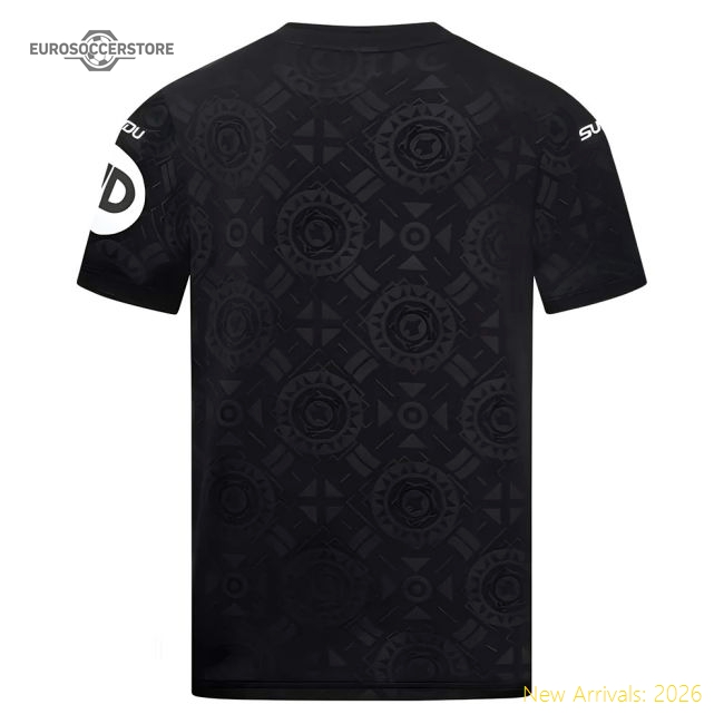 Official 2025-2026 Wolves Goalkeeper Home Shirt (black) - Kids