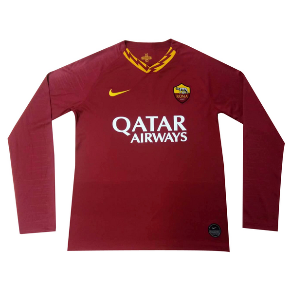 Premium Quality AS Roma Home 2019-20 LS Soccer Jersey Shirt