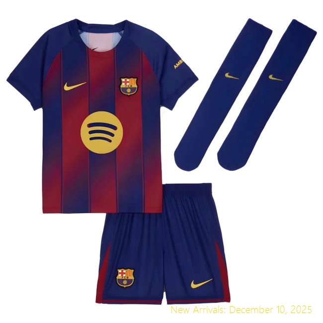2025-2026 Barcelona Barca High-Quality Home Mini Kit - Budget-Friendly