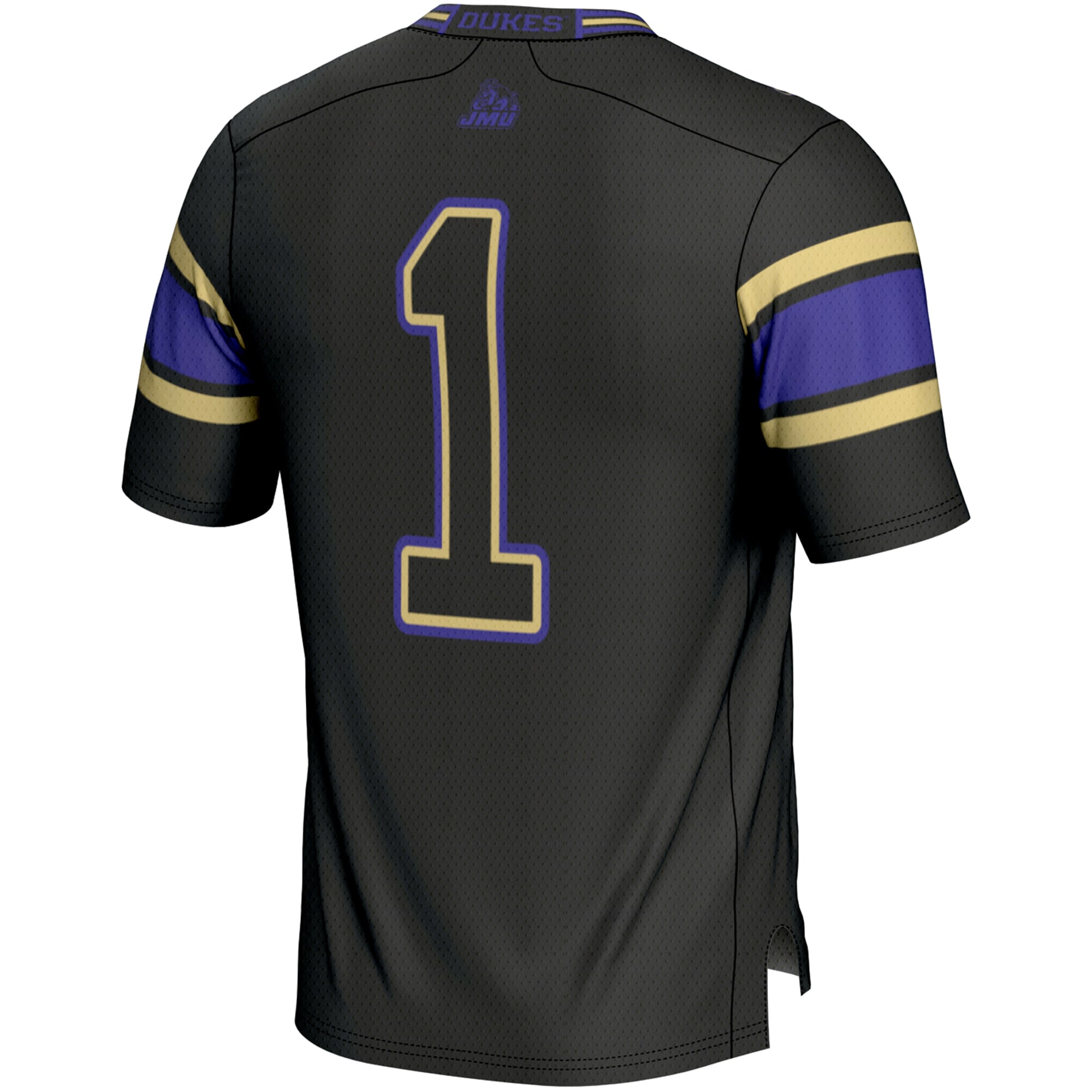 #1 James Madison Dukes GameDay Greats Endzone Football Jersey - Black