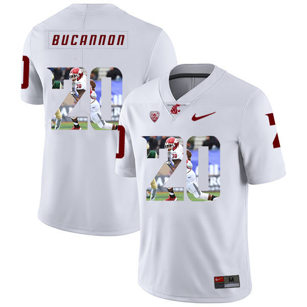 Men's None White 2024 durabl Deone Bucannon #20 moisture wicking