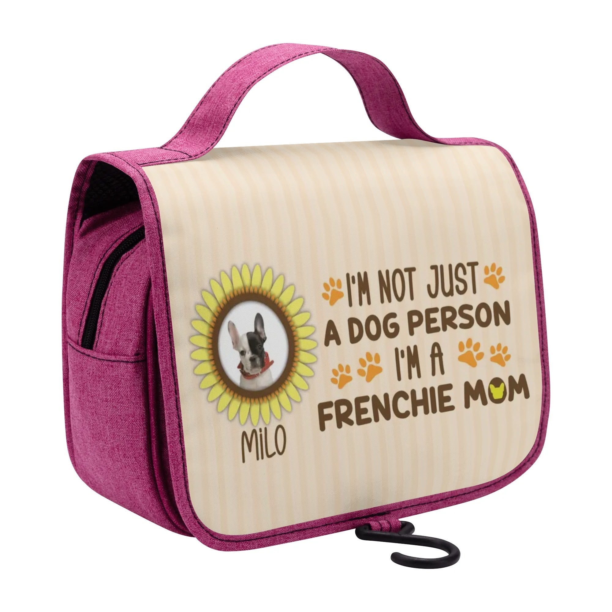 Travel Bag With Your French Bulldog’s Name And Image Summer Wear