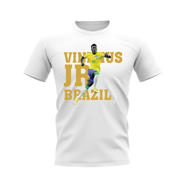 Replica Vinicius Jr Brazil Player Tee (White) Professional