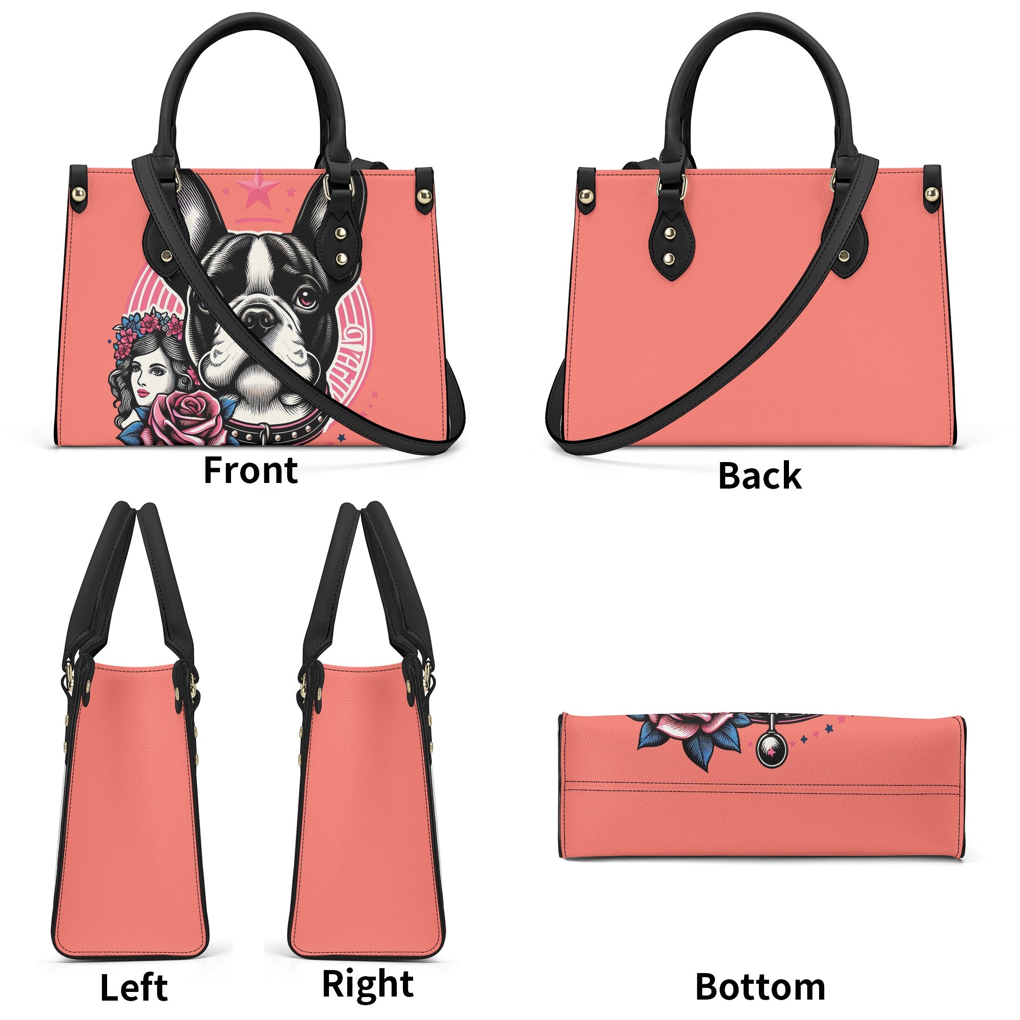 Lily - Safe Luxury Women Handbag For Frenchie Pups | Comfort Fit