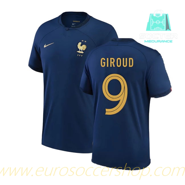 2022-2023 France FIFA Approved Home Shirt (GIROUD 9)