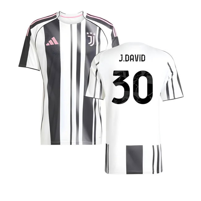 Replica Quality Juventus Home Replica Jersey (Adults) (David 30) (3)