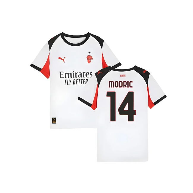 2025-2026 AC Milan Away Stylish Shirt (Kids) (Modric 14)