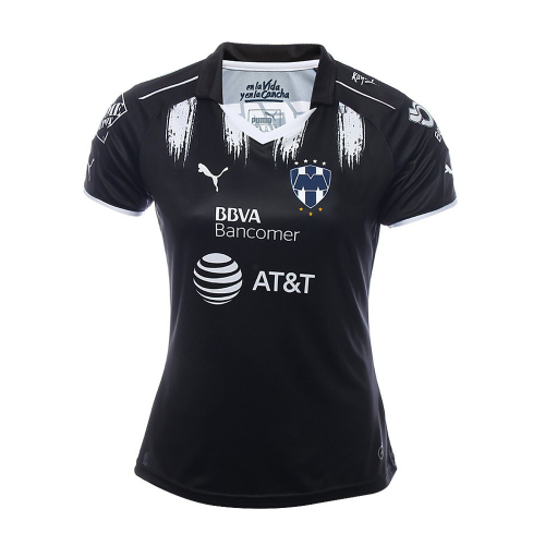Professional Grade Women's Monterrey Third 201718 Black Soccer Jersey