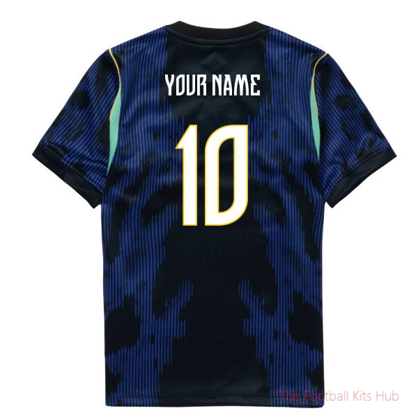 Brazil 2026-2027 Away Kit Custom Name International Soccer Shirt