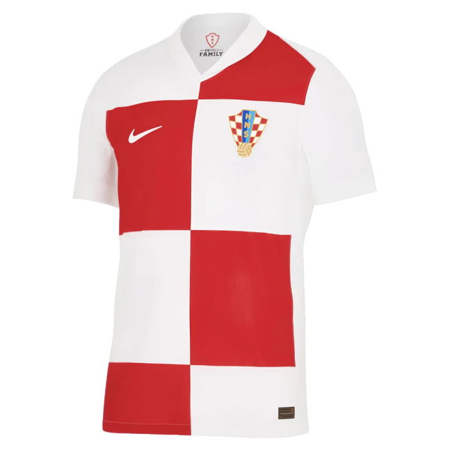 Official 2024-2025 Croatia Home Cup Soccer World Professional Jersey