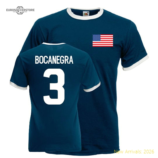 First-class Carlos Bocanegra Usa Ringer Tee (navy) - Fan Collection