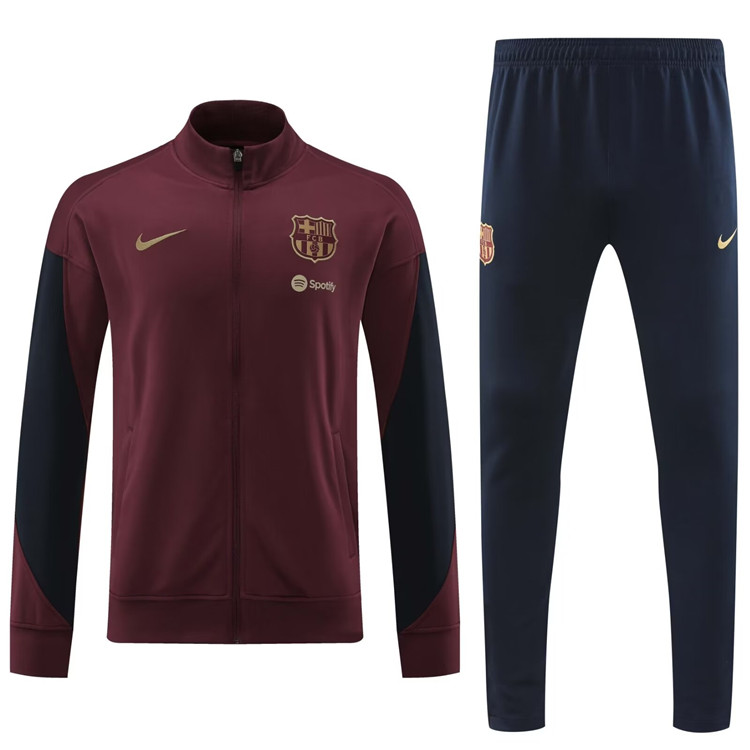 Licensed Comfort Fit Barca Barcelona 2425 Dark Red Jacket