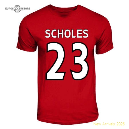 Premium Paul Scholes Manchester United Hero T-shirt (red) - Premium