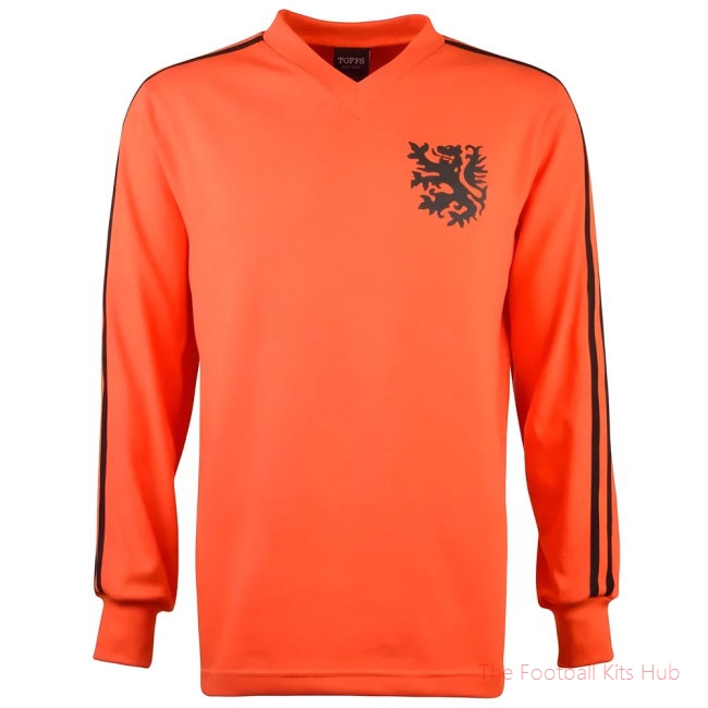 Holland 1974 No. 14 Retro Football Shirt