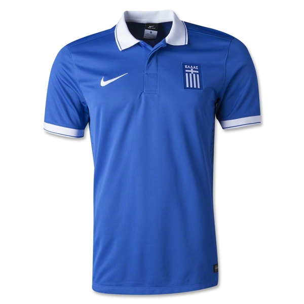 Advanced Fabric 2014 FIFA World Cup Greece Away Jersey Shirt