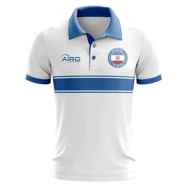 Cup Mari El Concept Stripe Polo Shirt (White) Championship