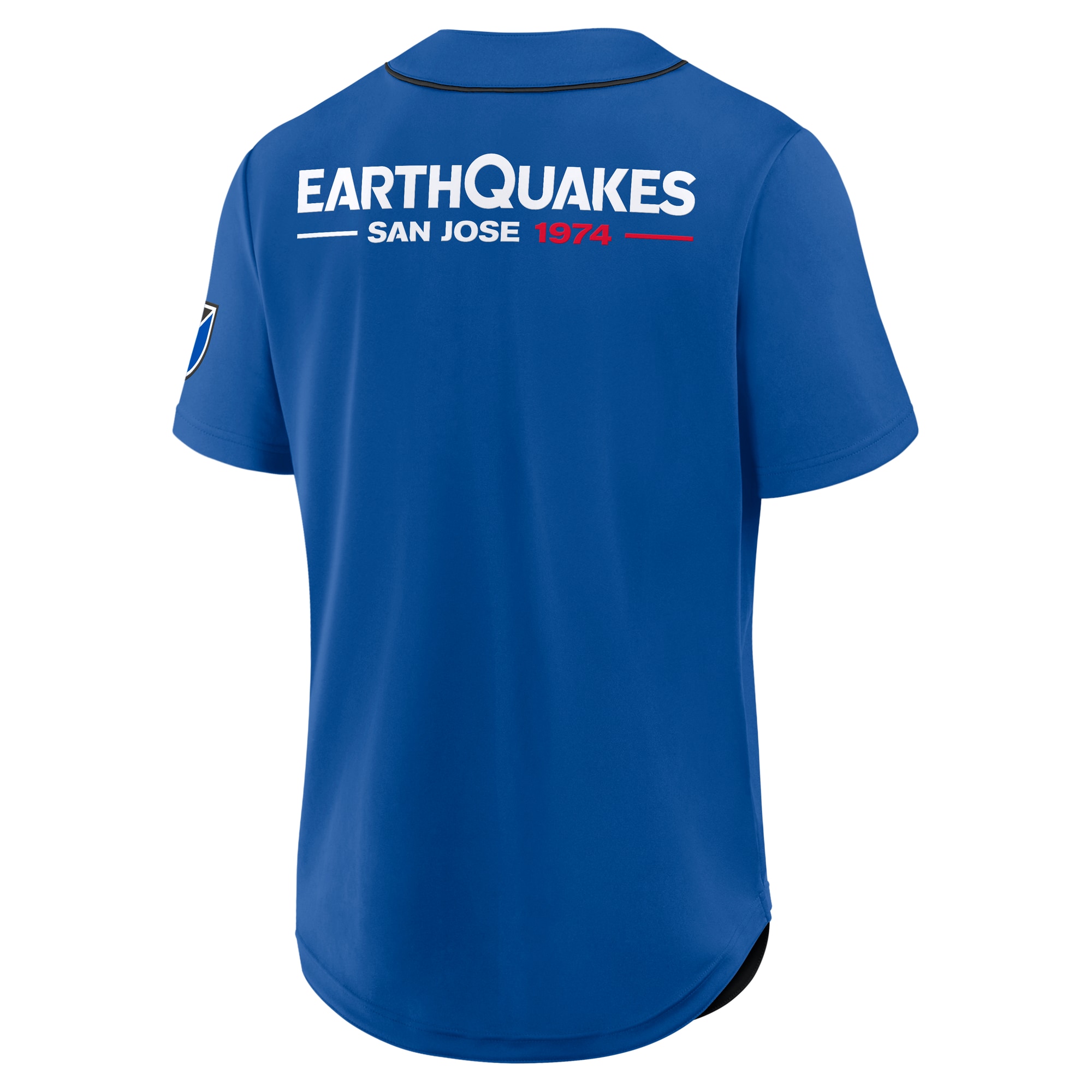 [SJH] San Jose Earthquakes Injury Time Baseball Jersey - Blue