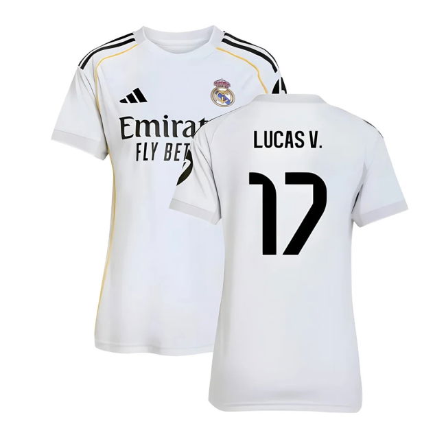 2025-2026 Home Shirt by Real Madrid (Women