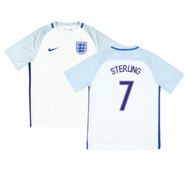 Limited Edition England Home Unique Shirt 2016-2017 (Sterling 7)
