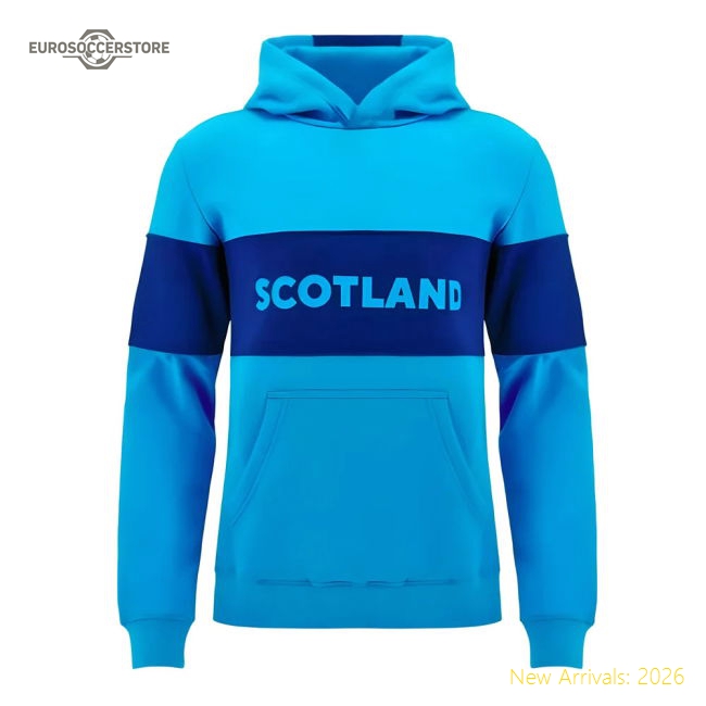 2024-2025 Scotland Rugby Leisure Hoody Sweatshirt (Sky Blue) - Kids