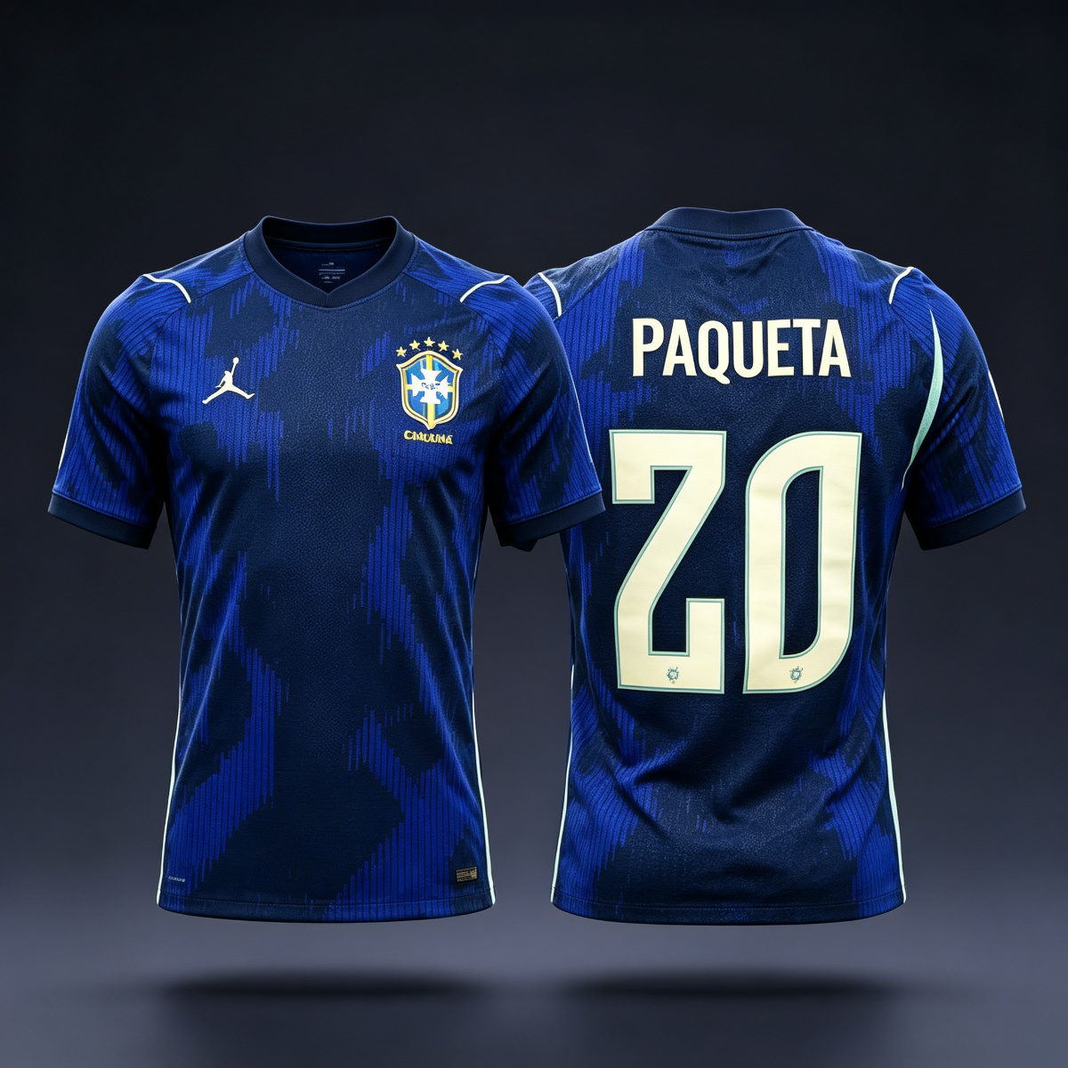 [FSOUK] Brazil Lucas Paquetá #20 Away Jersey 2026 World Cup