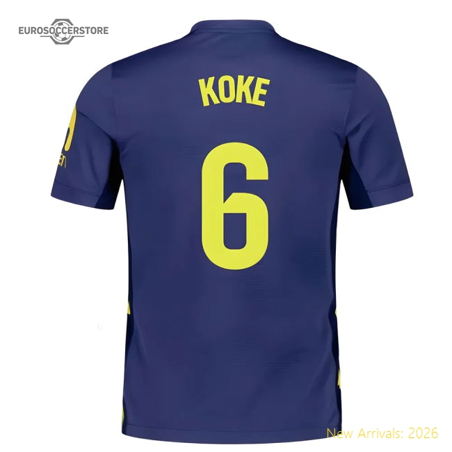 Atletico Madrid Primera Division Koke Away Official Adidas Climacool