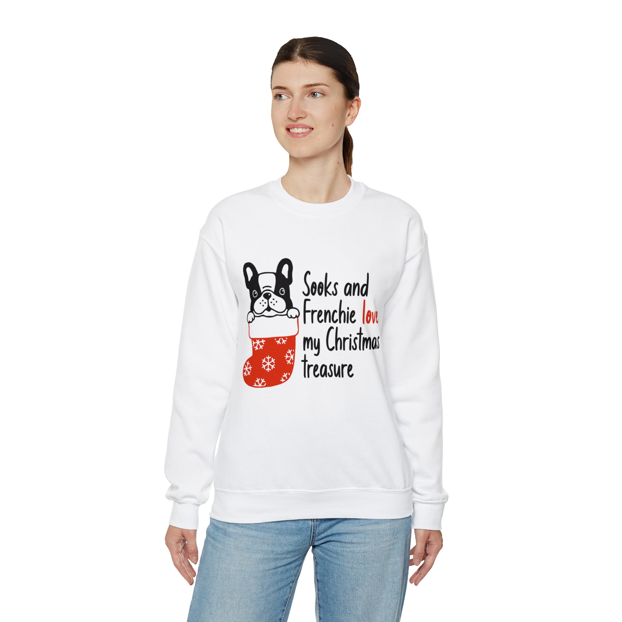 French Bulldog Willow Sweater Unisex Sweatshirt Essential Dog Supply