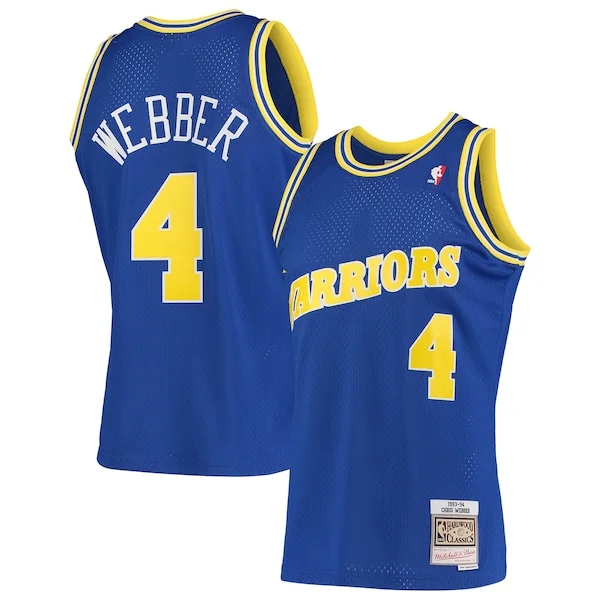 Durable Chris Webber GSW Swingman Jersey - Team Colors - Fan Favorite