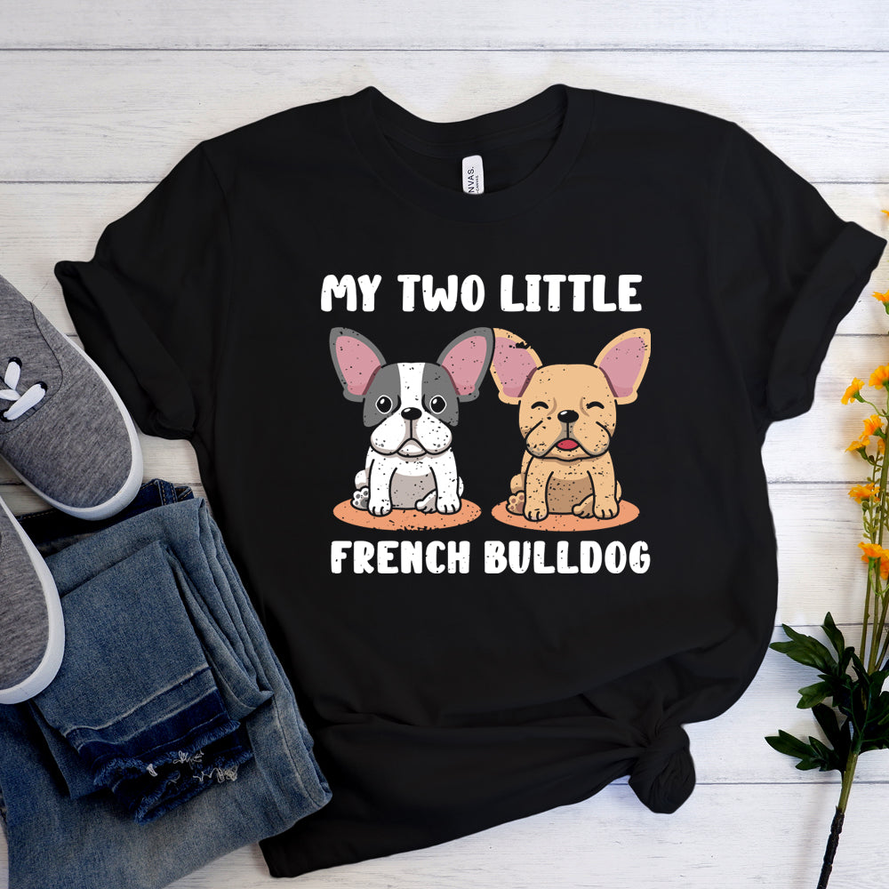 2 Frenchies - Short-Sleeve Unisex T-Shirt