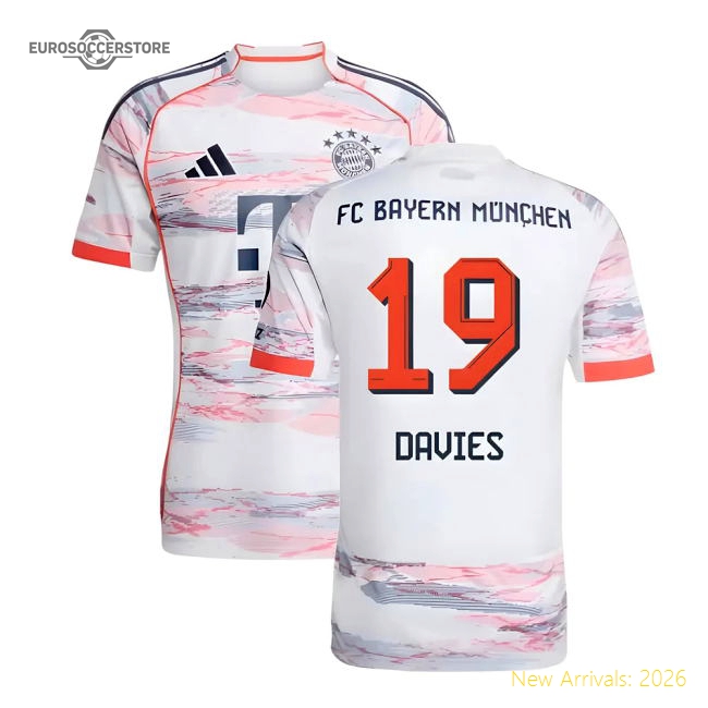 Best-Selling 2025-2026 Bayern Munich Away Shirt (Davies 19)
