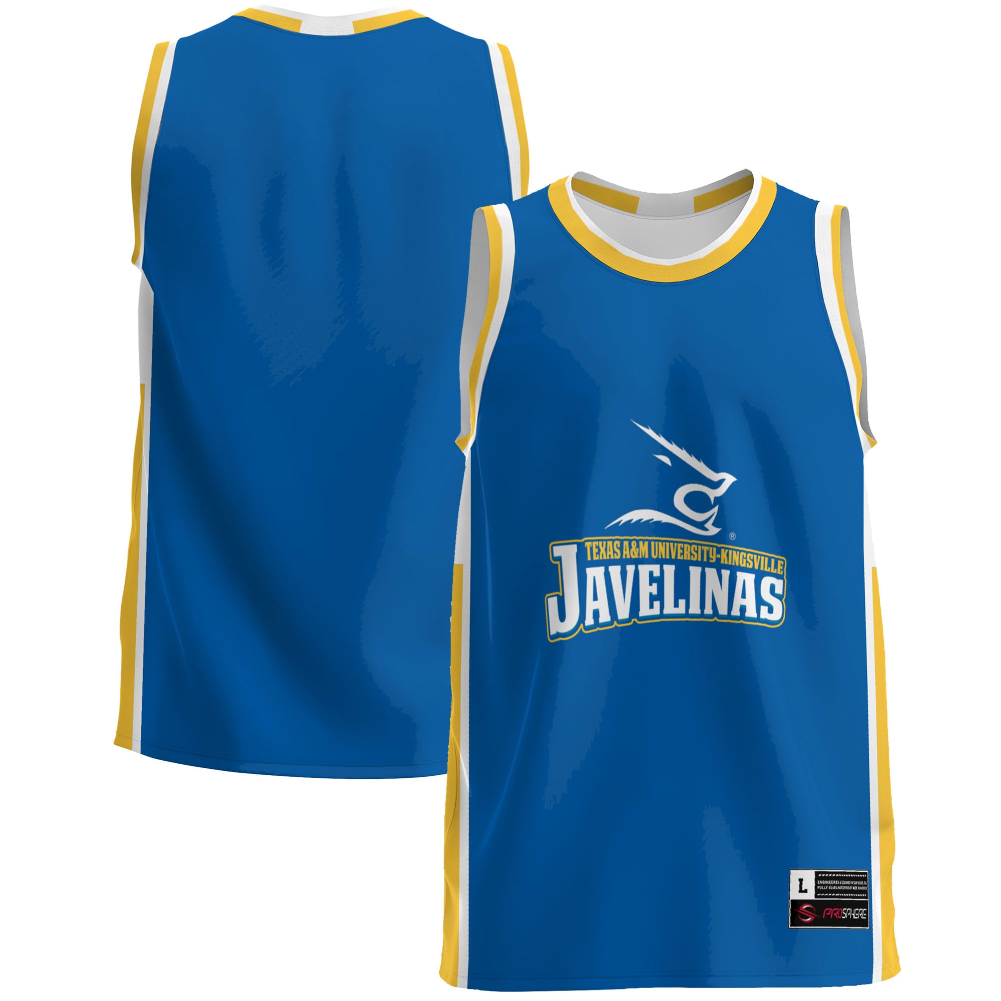 [NJP] Women's Texas A&M Kingsville Javelinas GameDay Greats Lightweight Basketball Jersey - Blue