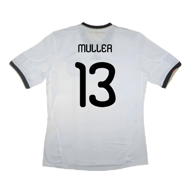 Germany 2010-11 Home Shirt ((Excellent) XL) (MULLER 13)