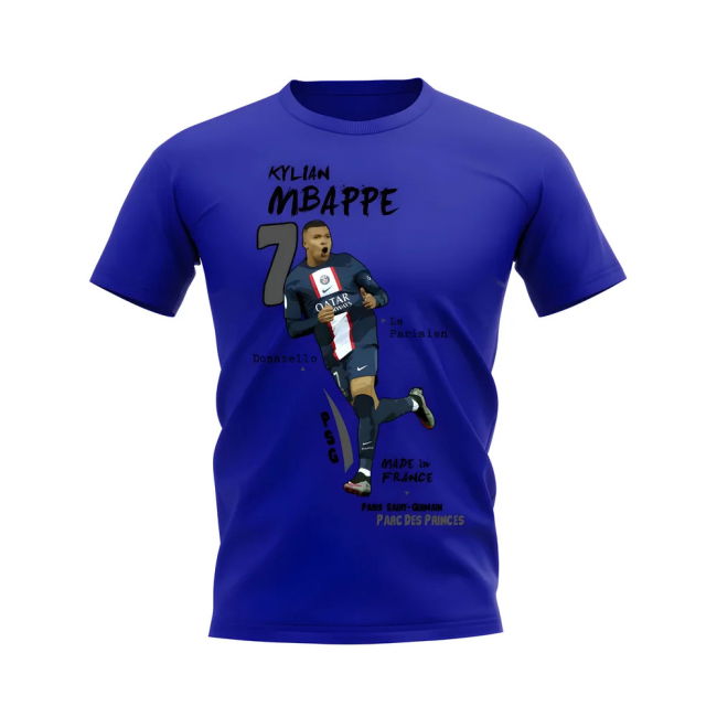 Match Day Psg Mbappe #none Match Quality Updated Design Shirt