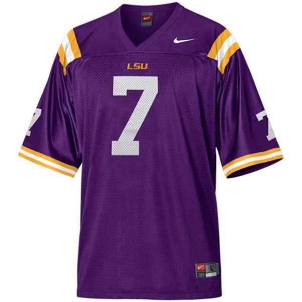 Youth Lsu Tigers #7 Patrick Peterson Youth(kids) White V9d Jersey