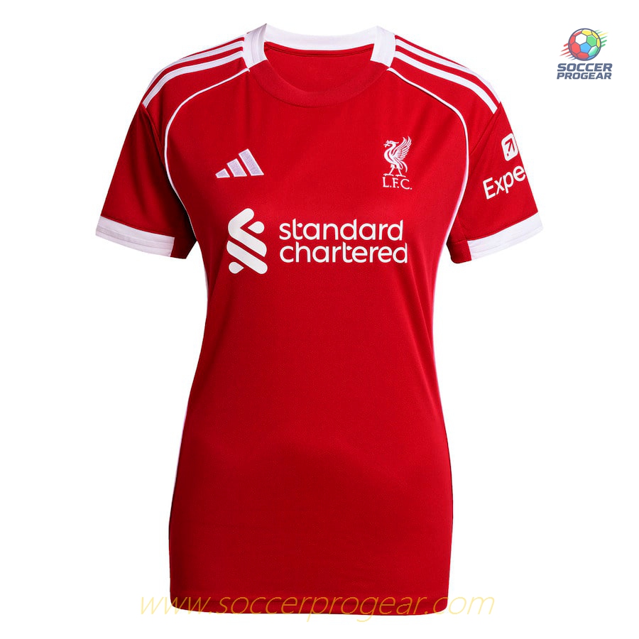 Liverpool Home Football Soccer Shirt 2025-2026 Season Women's Edition