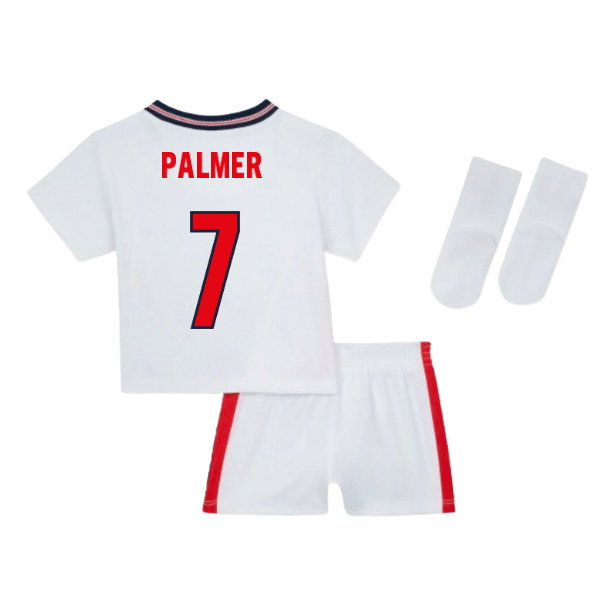 Palmer #7 2026-2027 England Home Kit Soccer Jersey - Match Shirt