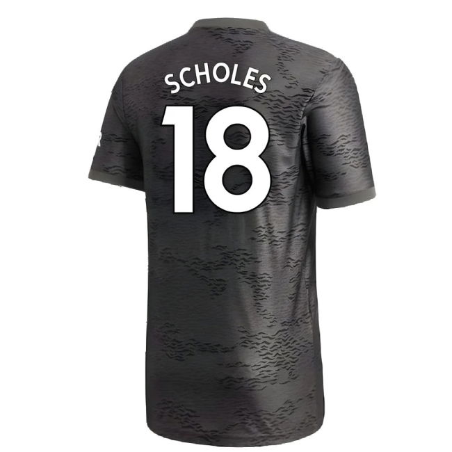 Manchester United 2020-21 Away Shirt ((Excellent) L) (SCHOLES 18)