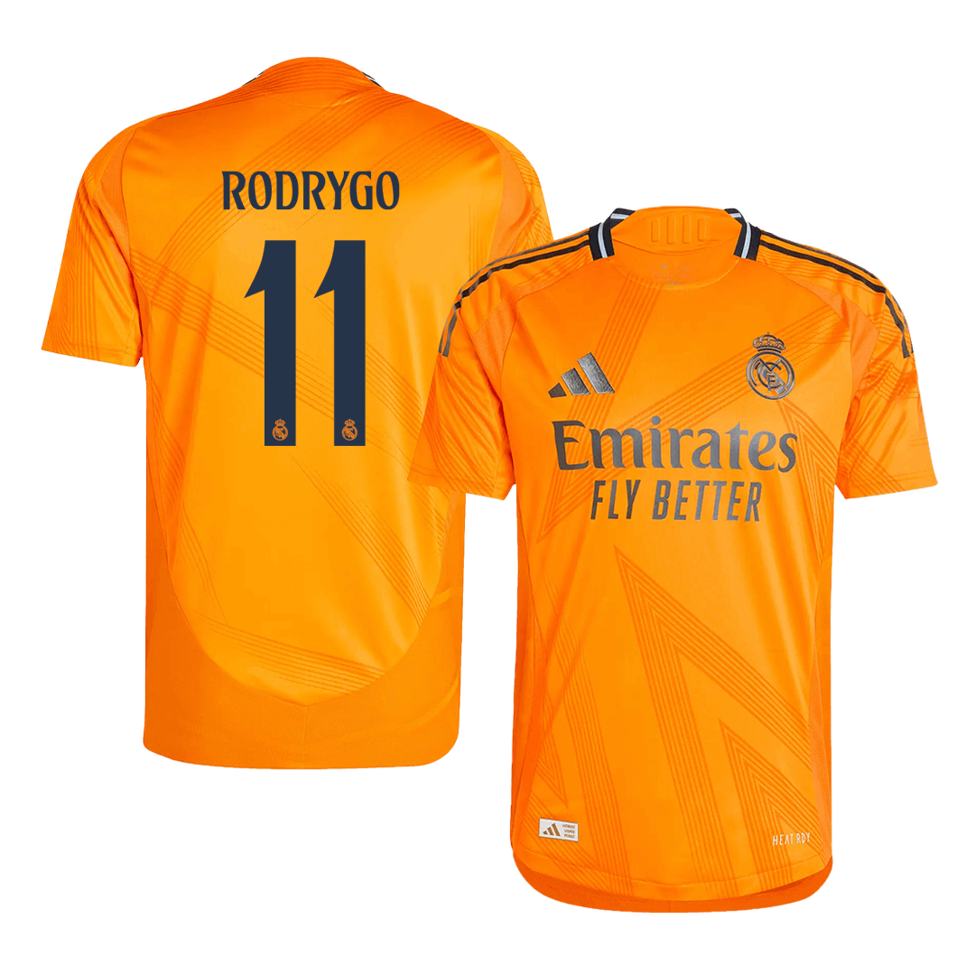 Player Version RODRYGO #11 Real Madrid Away Soccer Jersey 2024/25Authe