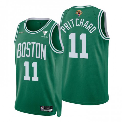 Boston Boston Celtics #11 Payton Pritchard Green Nike Youth 2022 NBA Finals 75th Anniversary Diamond Icon Edition Swingman Jersey Youth