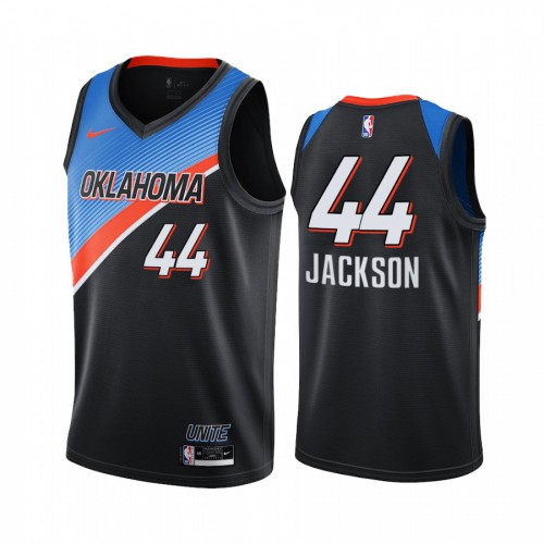 Superior OKC NBA City Jersey #44 Justin Jackson 2020 City - Black
